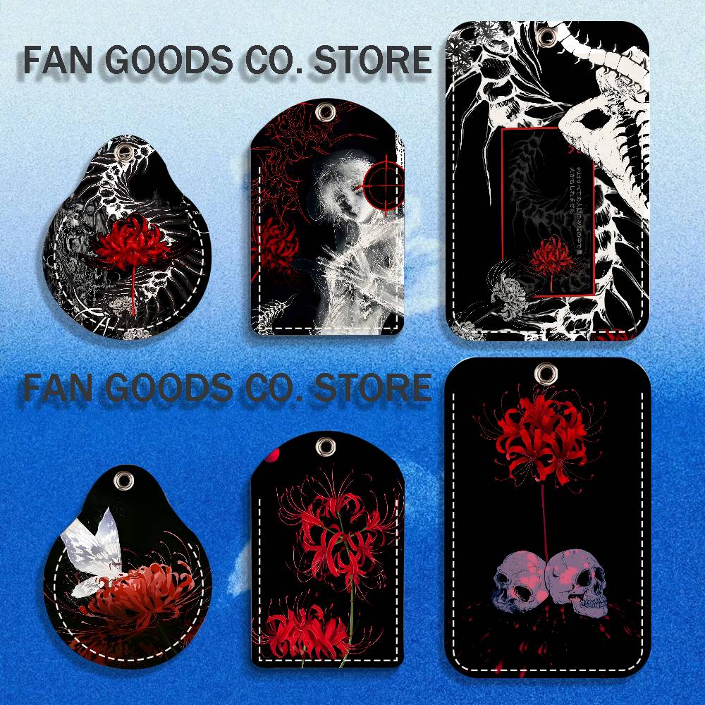 Leatherwork Keychain - Japan T-Tokyo Red Spider Lily G-Ghoul