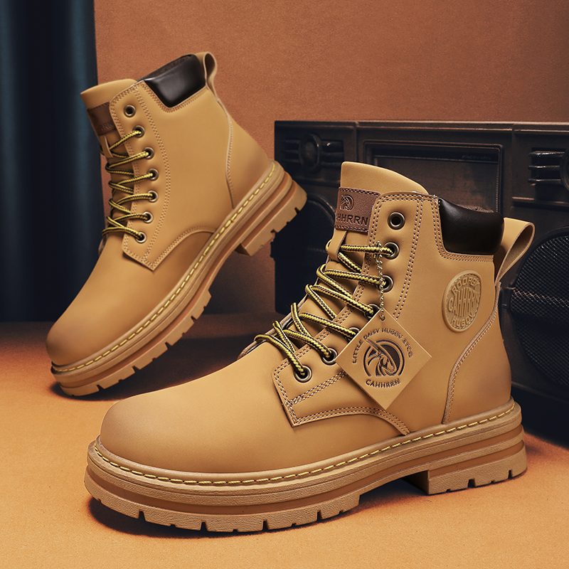 Leather Work Youtube - Men's Boots Winter Wear Resistant High