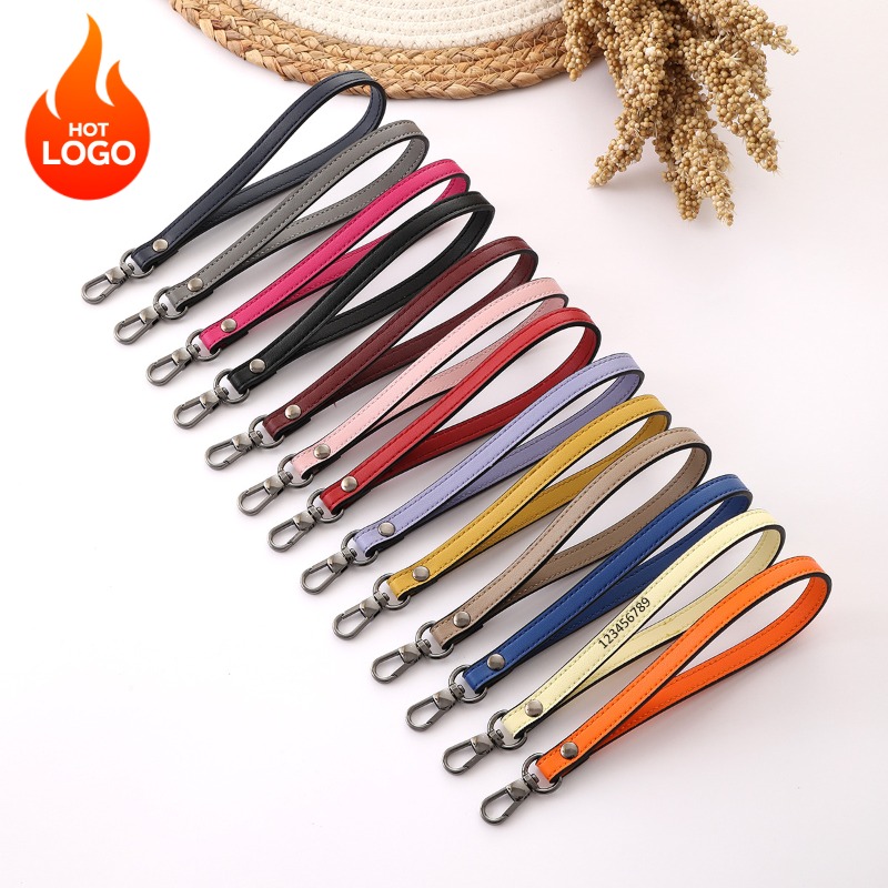 Leatherwork Keychain - Customized LOGO Keychain Blank Leather Laser