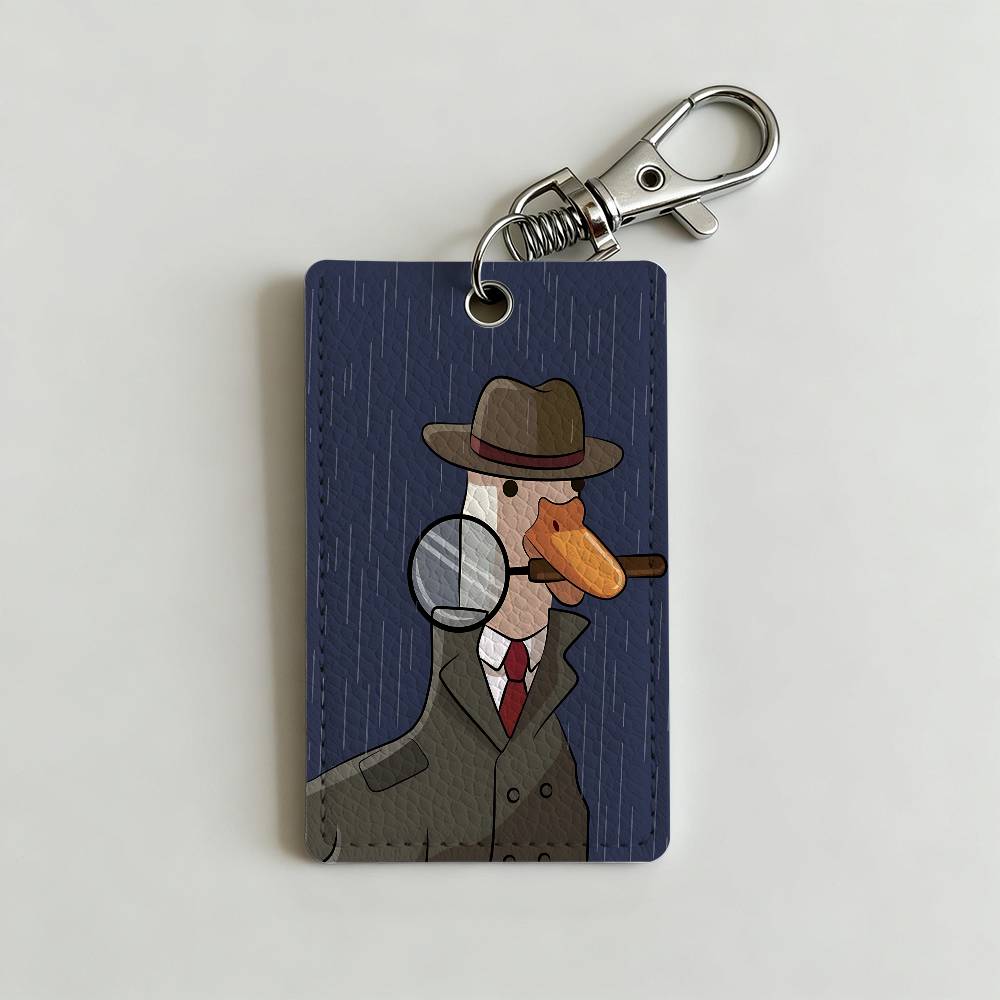 Cartoon Cute Goose Duck Badge  - огляд і ціна Leatherwork Keychain