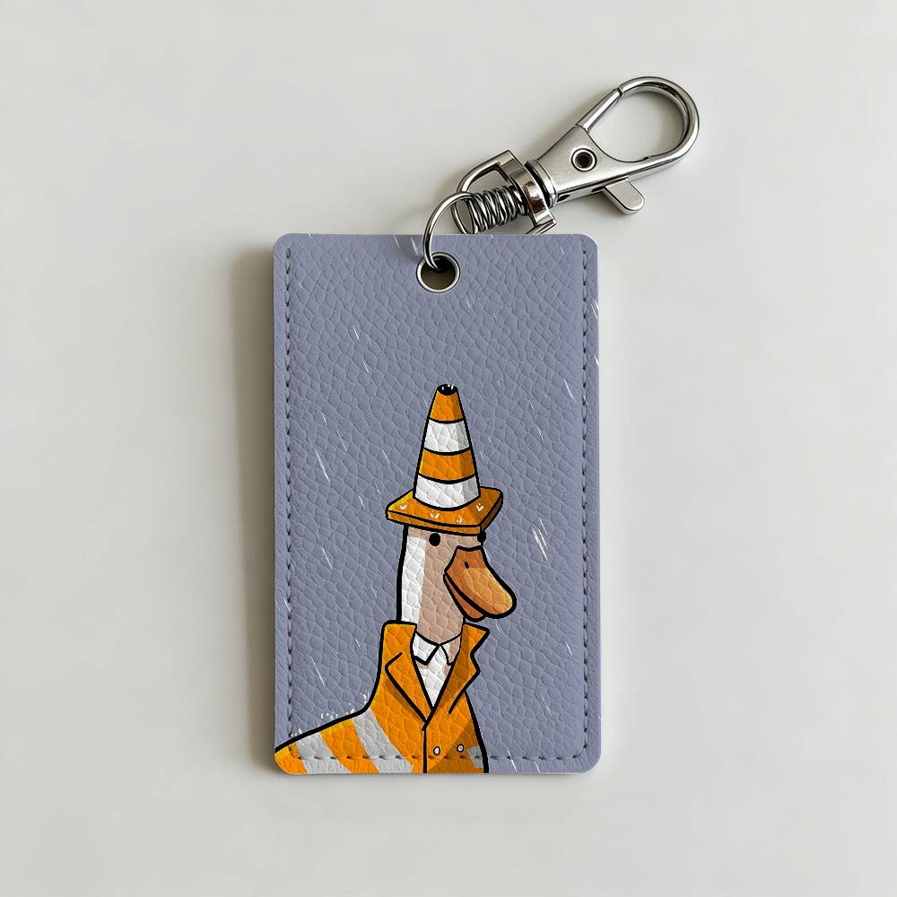 Cartoon Cute Goose Duck Badge  - огляд і ціна Leatherwork Keychain