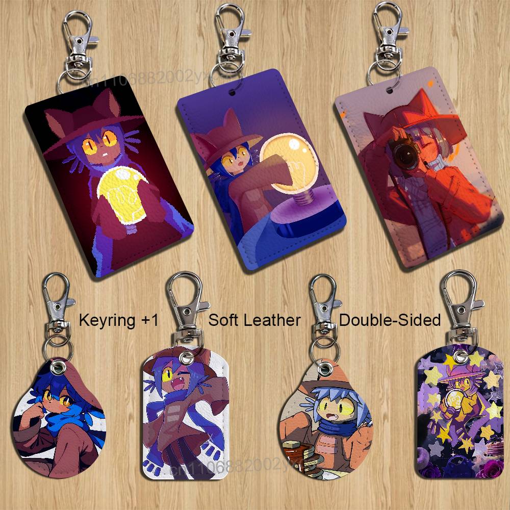 cute Niko game OneShot Holder  - огляд і ціна Leatherwork Keychain