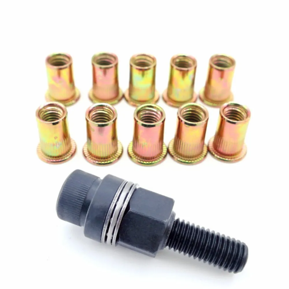Hand Rivet Nut Tool with 10 Ri - огляд і ціна Rivet Setter Tool