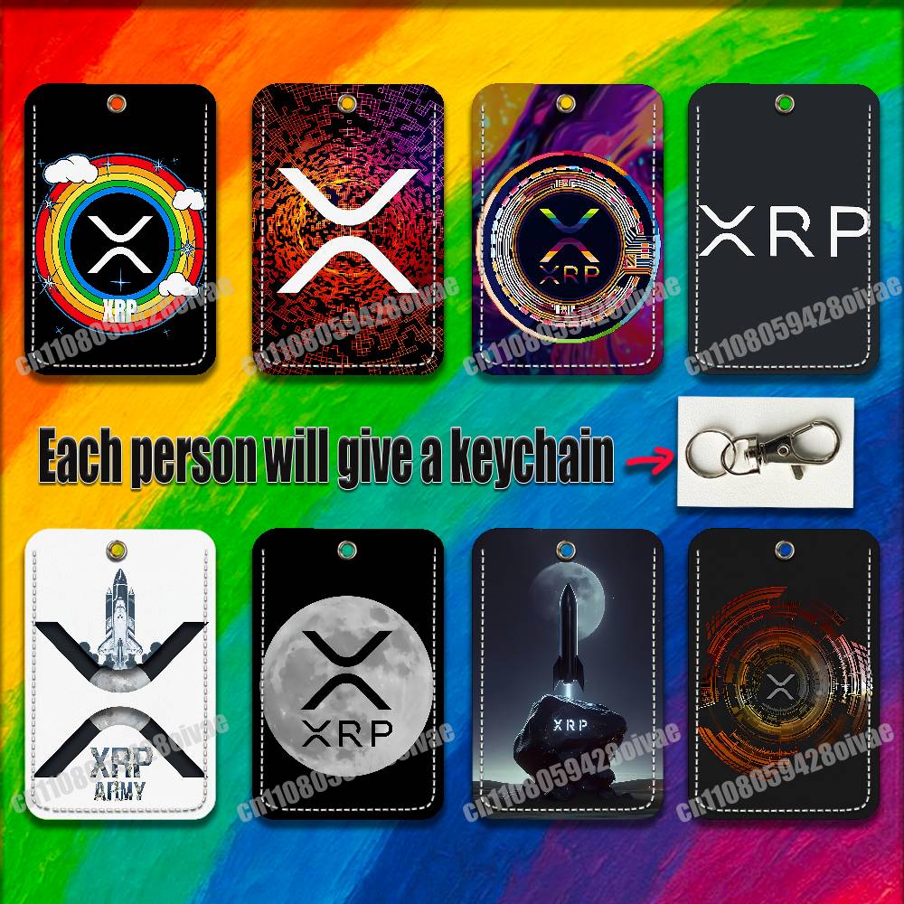 Xrp Ripple Crypto Digital Curr - огляд і ціна Leatherwork Keychain
