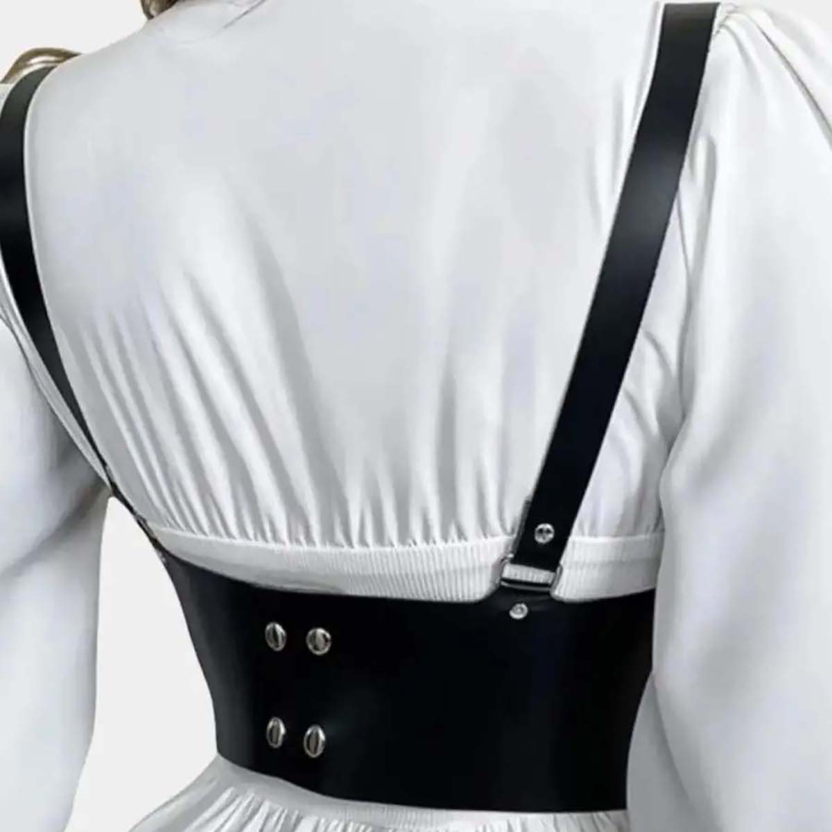 Women Fashion Belt Punk Waist- - огляд і ціна Leather Work Harness