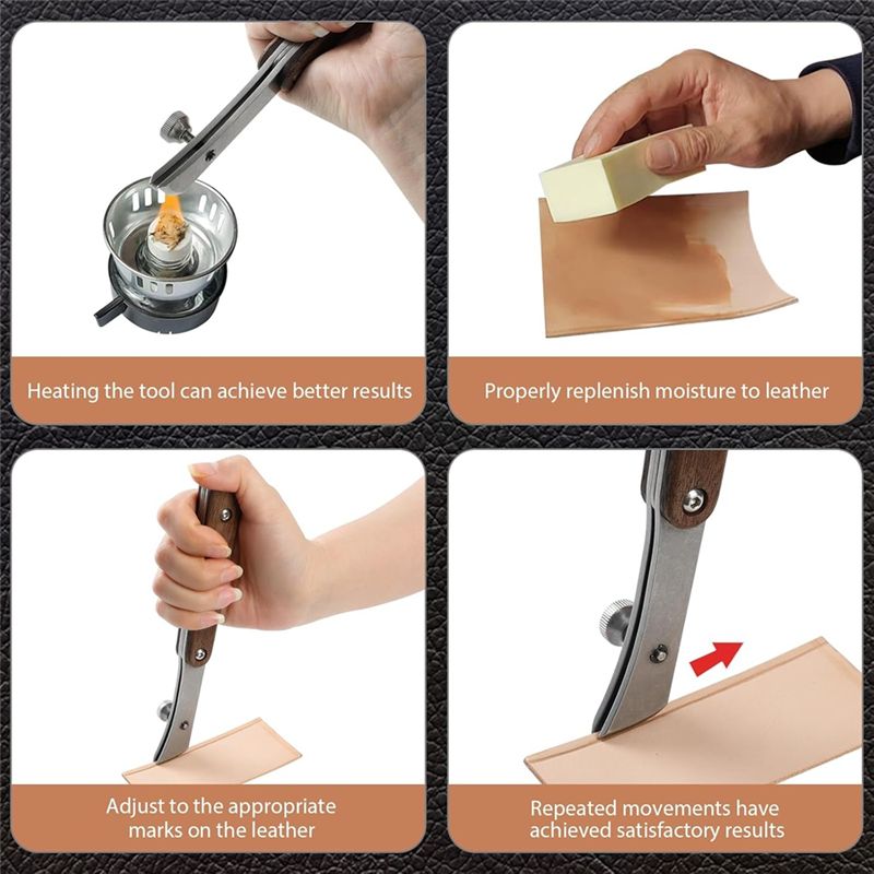 A60zadjustable Edge Creaser Fo - огляд і ціна Leatherwork Edge Creaser