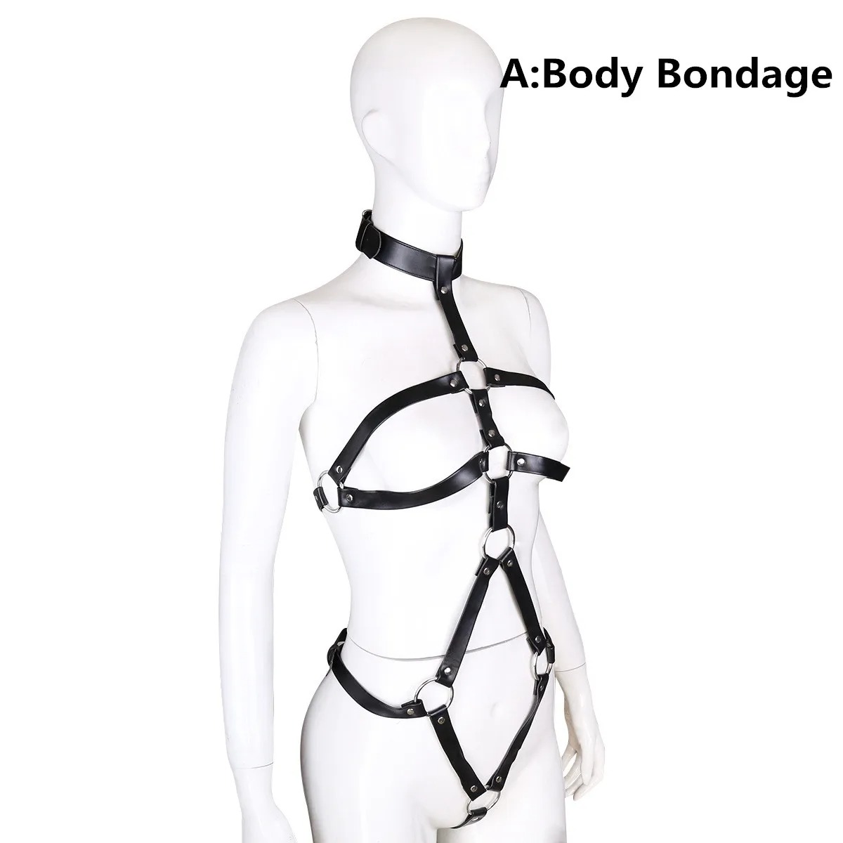 BDSM Bondage Women Garter Set  - огляд і ціна Leather Work Harness