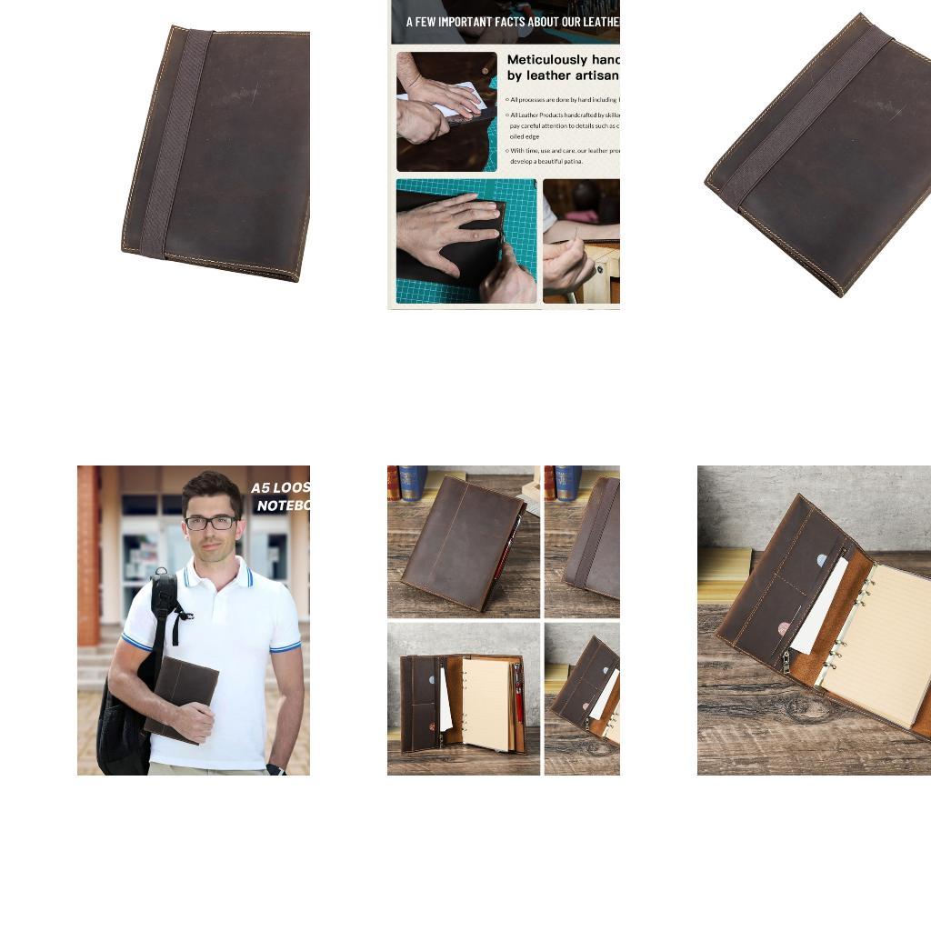 Journal Cover with Genuine Lea - огляд і ціна Leather Work Diary Covers
