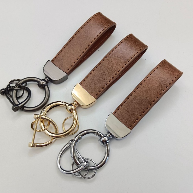Laser Custom LOGO Discolored L - огляд і ціна Leatherwork Keychain