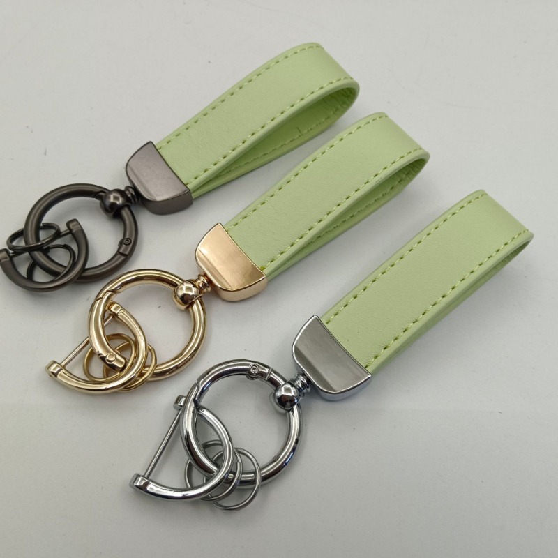 Laser Custom LOGO Discolored L - огляд і ціна Leatherwork Keychain