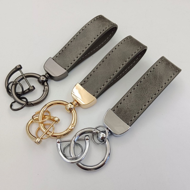 Laser Custom LOGO Discolored L - огляд і ціна Leatherwork Keychain