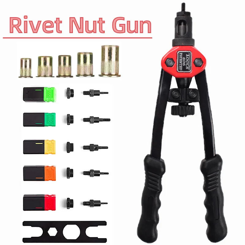BT-606 Mandrel Rivet Nut Gun,  - огляд і ціна Rivet Setter Tool