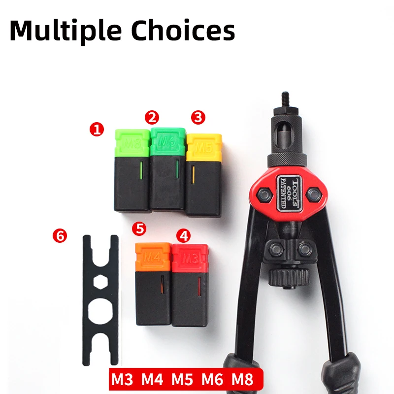 BT-606 Mandrel Rivet Nut Gun,  - огляд і ціна Rivet Setter Tool