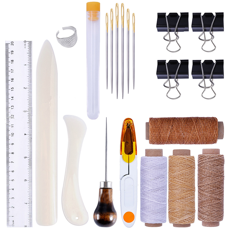 25Pcs/Set Leather Craft Sewing - огляд і ціна Leatherwork Edge Creaser