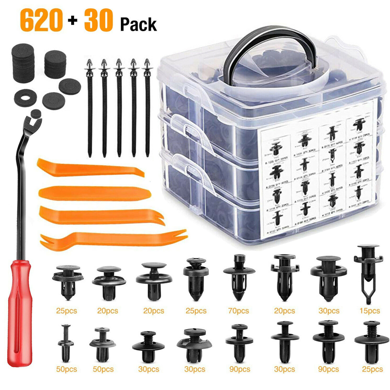 Mixed Size Car Plastic Retaine - огляд і ціна Rivet Setter Tool