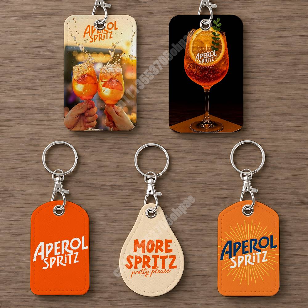 Orange Prosecco A-Aperol S-Spr - огляд і ціна Leatherwork Keychain