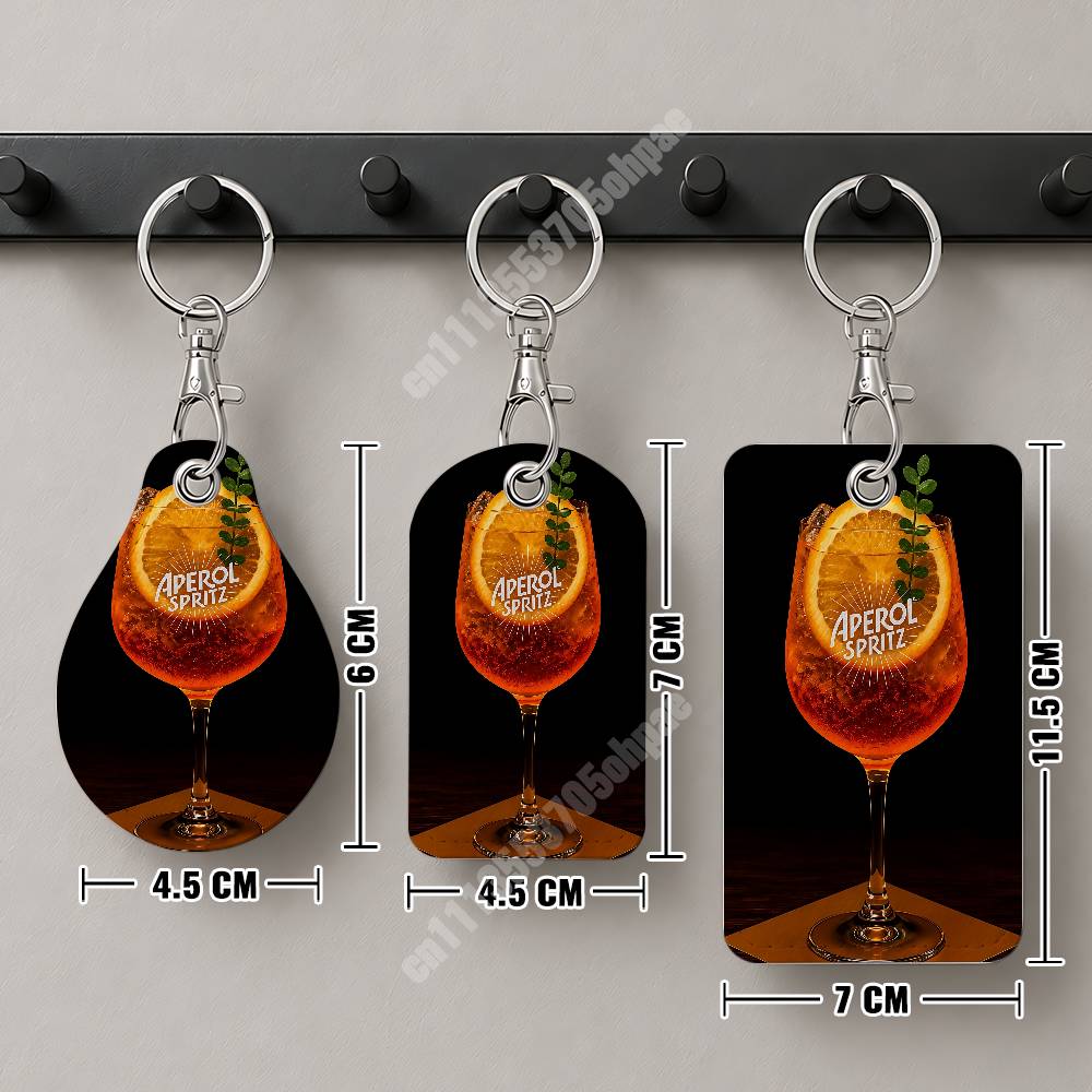 Orange Prosecco A-Aperol S-Spr - огляд і ціна Leatherwork Keychain